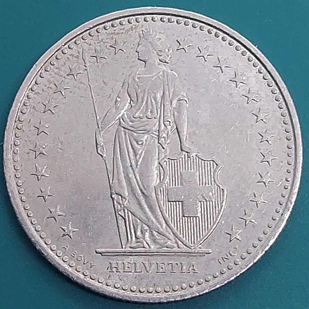 【60119】スイス 1/2フラン おまとめ3点 1968年 1970年 1993年 スイス硬貨 コイン コレクション品の画像10
