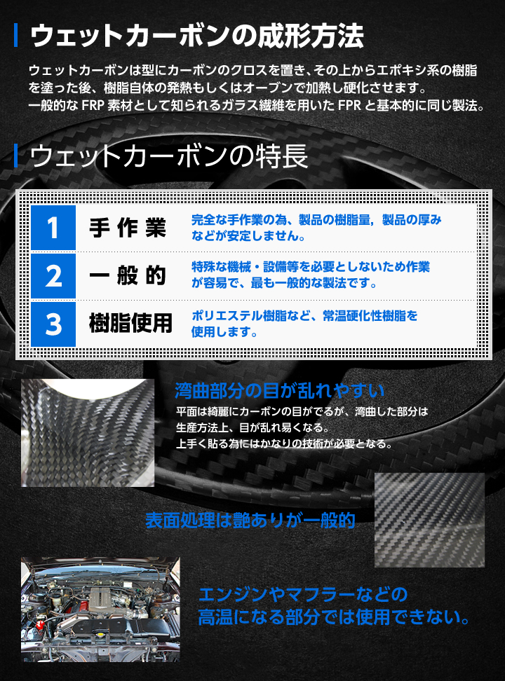 【訳あり】スバル レヴォーグ【型式：VM】, WRX-STI/S4【型式：VA】 ドライカーボン製エアスクープ /st261_画像9