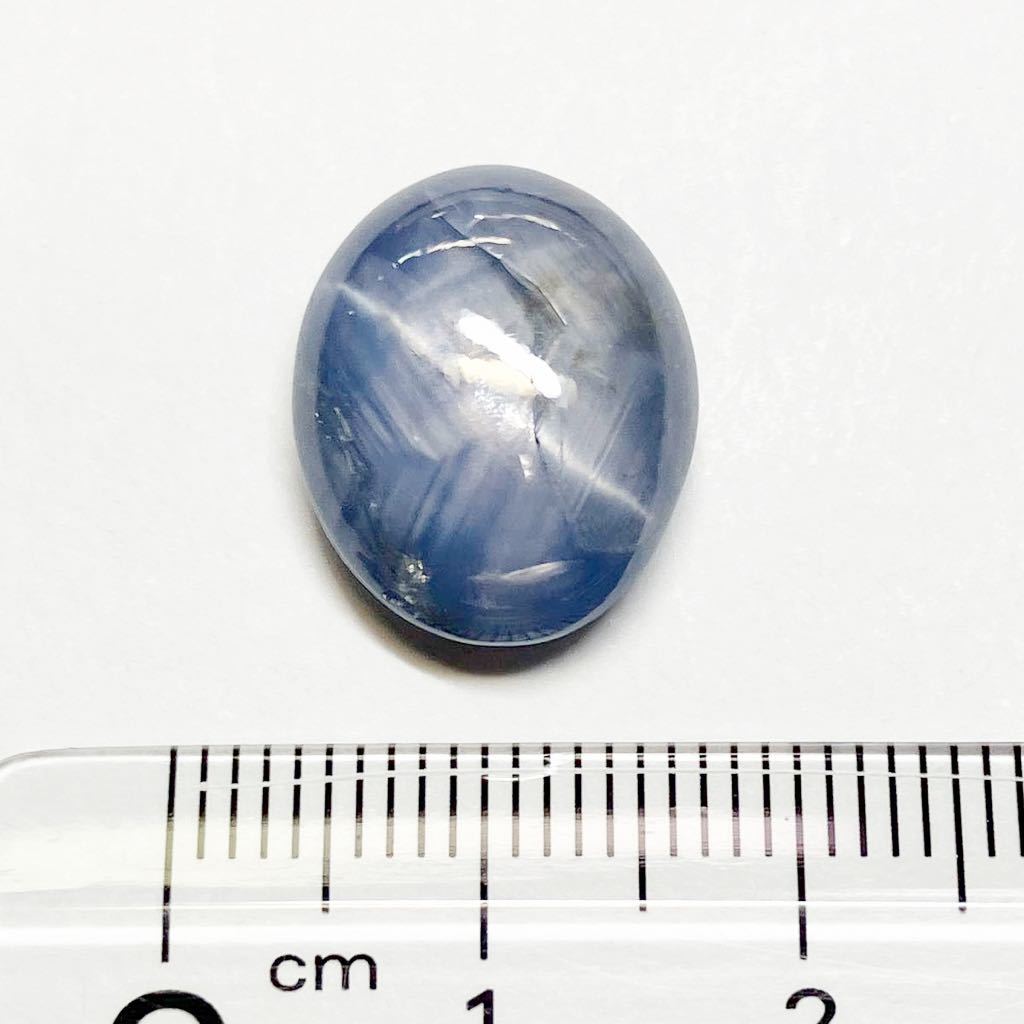 ◆特大◆綺麗◆天然スターサファイアルース◆14.664ct◆縦20.7mm×横18.1mm 厚み11.6mm◆_画像10