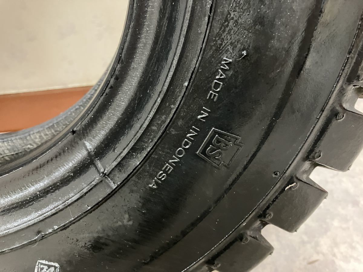 1円~ 未使用 2本セット フォークリフト用 タイヤ BRIDGESTONE J-LUG 5.00-8 8PR ブリヂストン ジェイラグ_画像6