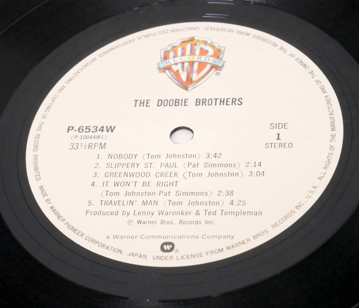 ▲(602‐E16)LPレコード THE DOOBIE BROTHERS ドゥービー ブラザーズ THE DOOBIE BROTHERS FIRST ドゥービー ブラザーズ ファースト_画像3