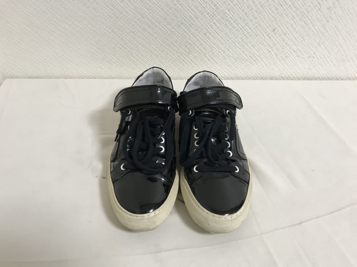 本物ピエールアルディPIERREHARDY本革エナメルレザースニーカー 本物ピエールアルディPIERREHARDY本革エナメルレザースニーカー