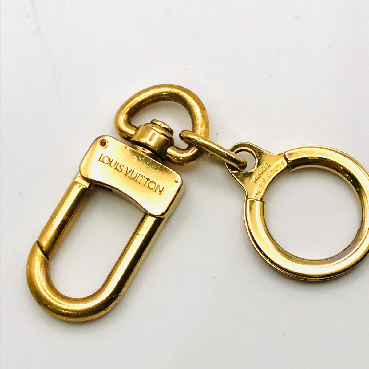 LOUISVUITTON Louis Vuitton anokre key holder key ring GP Gold superior article k1318