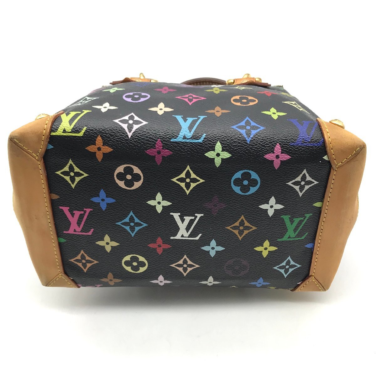 LOUIS VUITTON ルイヴィトン マルチカラー モノグラム オードラ ハンド バッグ 良品 K1076