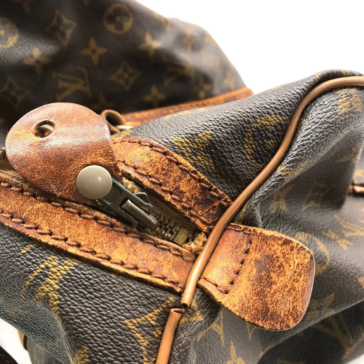 1円 LOUISVUITTON ルイヴィトン モノグラム サックスプール ミニボストン バッグ k970_画像10