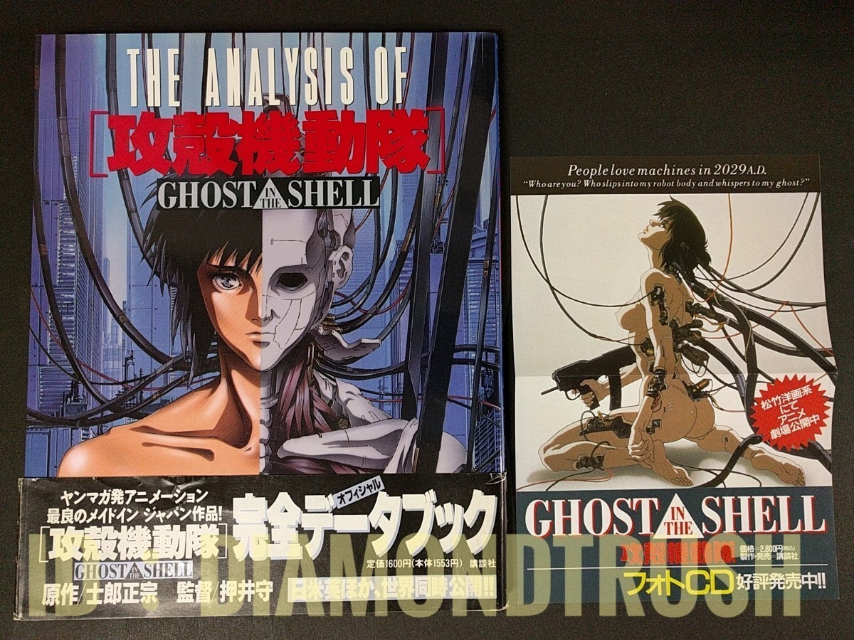 ☆帯付 初版本 良品!!☆ ◆THE ANALYSIS OF 攻殻機動隊 GHOST IN THE SHELL◆ 押井守/士郎正宗　設定資料 世界観 メカニカル 映画 MOVIE _画像1