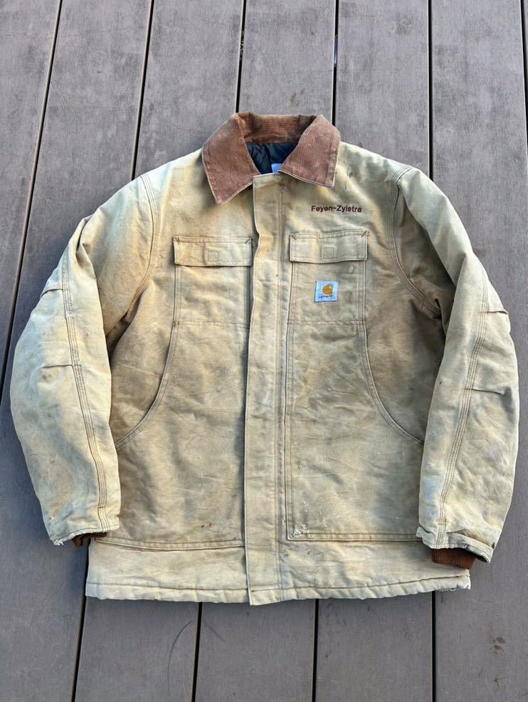 【90年代】carhartt カーハートトラディショナルジャケット L サイズ_画像1