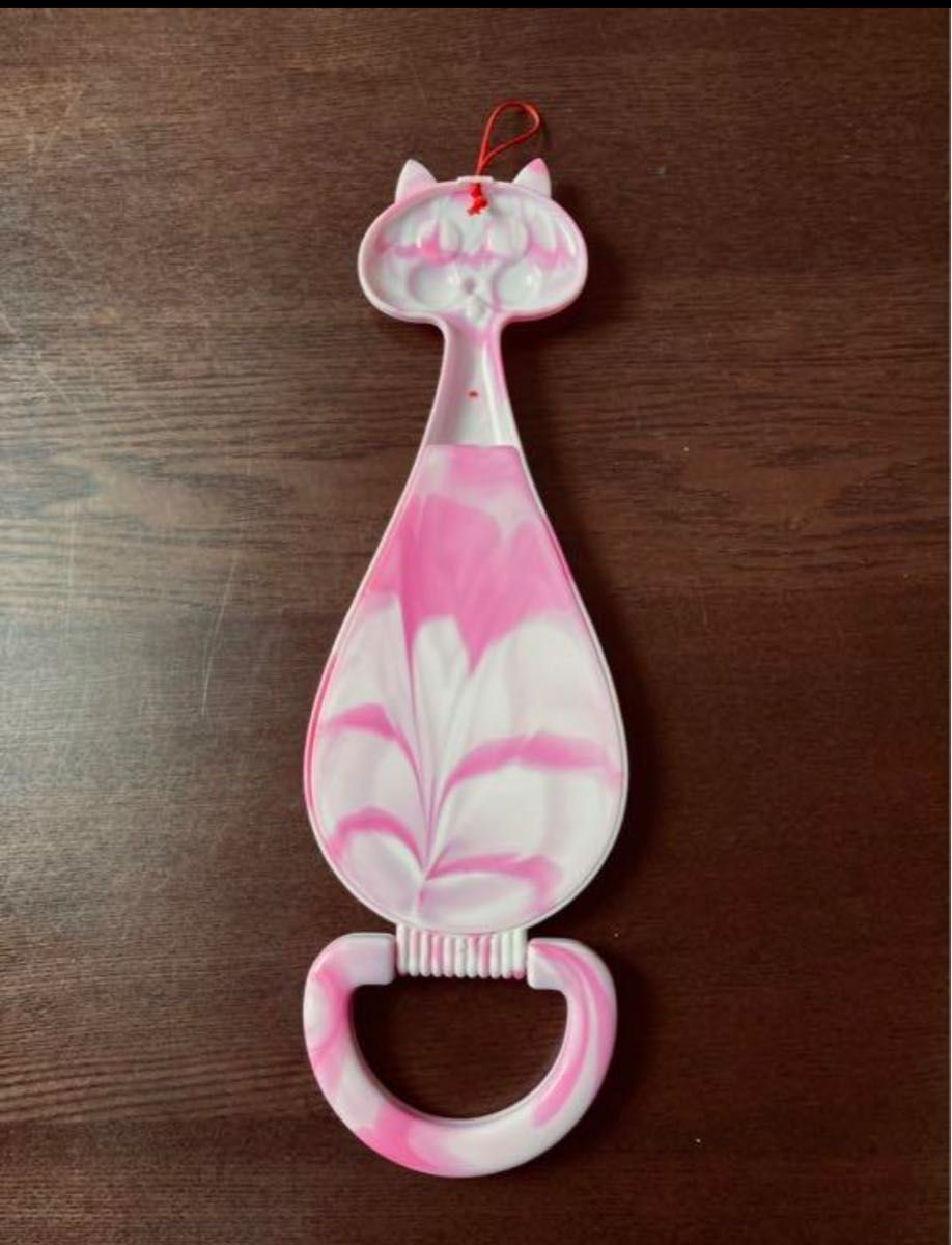 【レトロ】猫　ミラー　鏡　プラスチック製