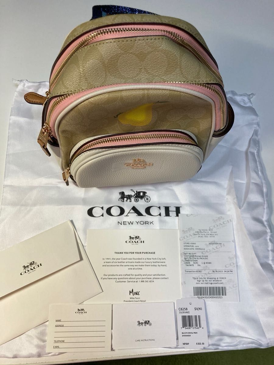 【新品】COACH ミニリュック