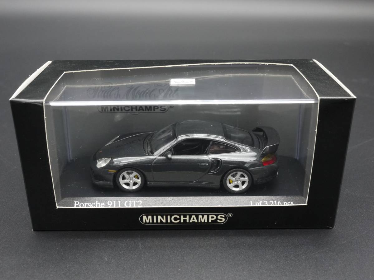 1:43 Minichamps ポルシェ 911 (996) GT2 ブラック 2000 Porsche_画像7