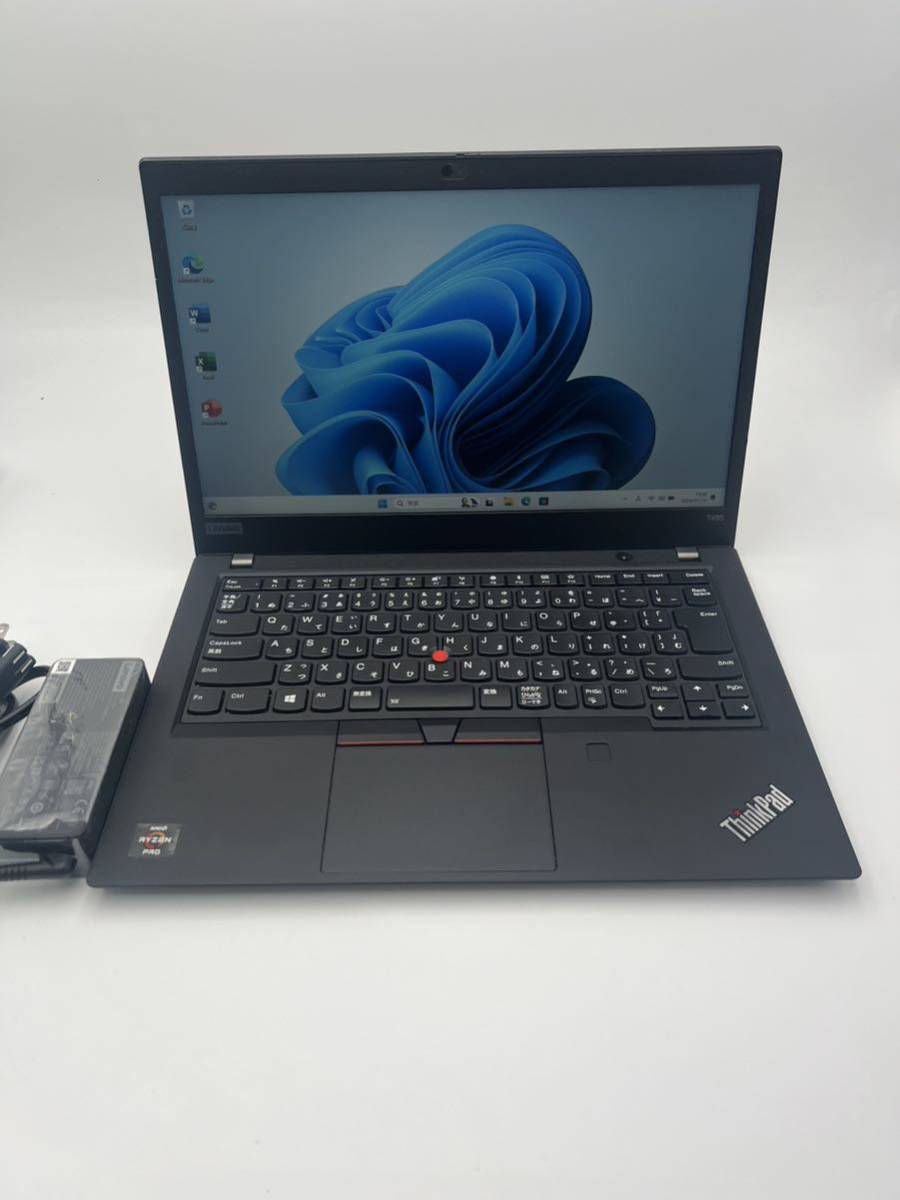 Lenovo ThinkPad T495 Ryzen7Pro 3700U 2.3GHz/ 32GB/512GB(SSD)タッチパネル 美品 _画像1