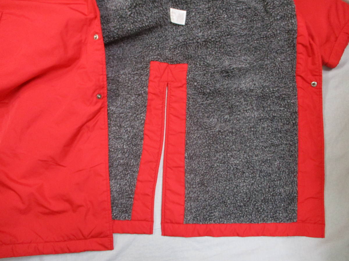 nisi* спорт Nishi ATHLETIC EQUIPMENT bench пальто капот * с хлопком * боа красный F( свободный ) размер 