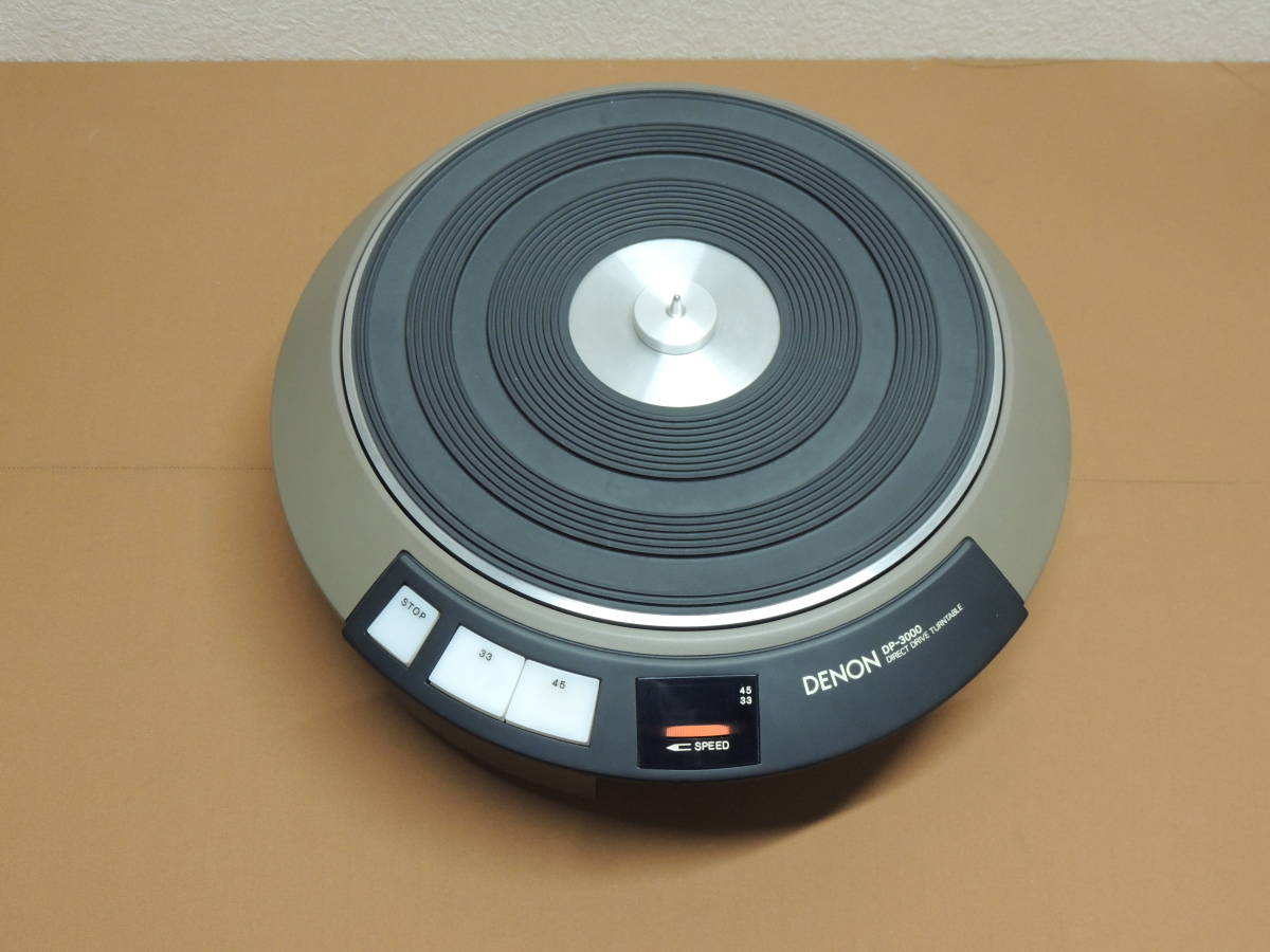 DENON デノン　DP-3000　レコードターンテーブル　部品交換済動作良好　美品_画像1