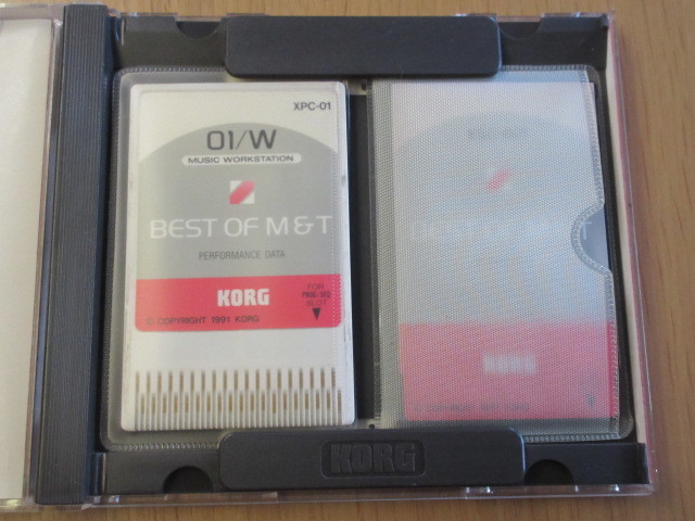 送料込 KORG 01/W用追加音色カード XSC-1S Best of M&T 中古