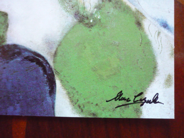  бесплатная доставка * марок * автомобиль девушка Marc Chagall* Magic ... автограф есть 