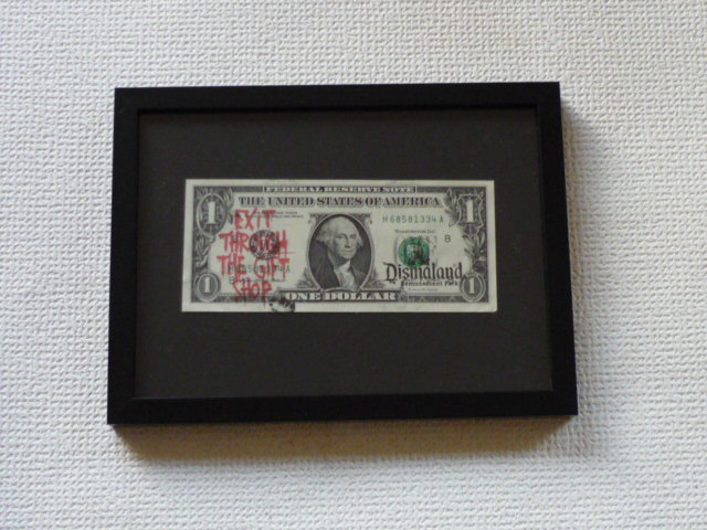  free shipping * Bank si-Banksy* genuine work guarantee *The Walled Off Hotel* world .10 sheets limited sale * amount entering genuine article 1 dollar bill * past . hotel . sale work 6/10