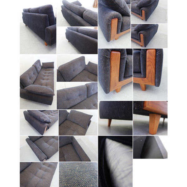 ■P671■展示品■ACME Furniture/アクメファニチャー■ウィンダン/WINDAN feather SOFA■3人掛けソファ■35万円■フェザークッション■_画像3