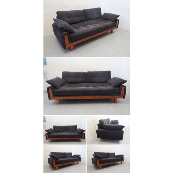 ■P671■展示品■ACME Furniture/アクメファニチャー■ウィンダン/WINDAN feather SOFA■3人掛けソファ■35万円■フェザークッション■_画像2