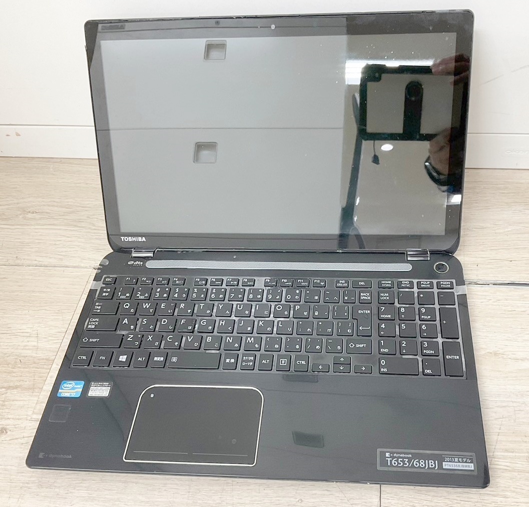 ◇ノートPC◆TOSHIBA 東芝 dynabook T653/68JBJ CORE i7 2013年夏モデル ブラック ノートパソコン_画像2