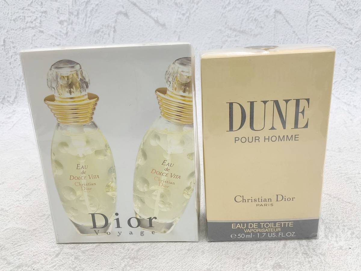 ◇香水◆Dior Vovage EAU de DOLCE VITA DUO 2×30ml/Christian Dior DUNE FOR MEN 50ml ディオール クリスチャンディオール 未開封_画像4
