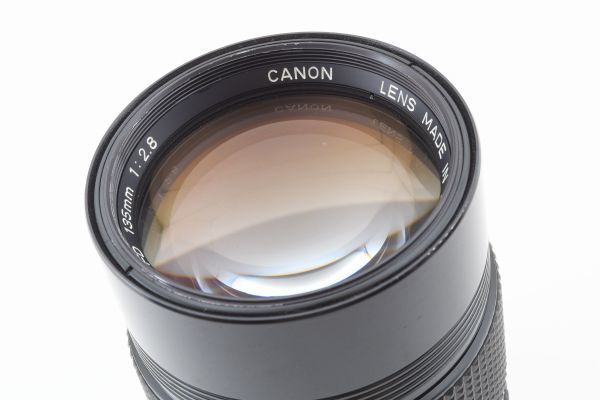【光学極上】Canon キャノン New FD 135mm 1:2.8 MFレンズ #1-3_画像9