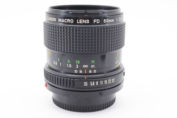 【光学極上品】Canon キャノン new FD F3.5 50mm MFレンズ #260-5_画像8