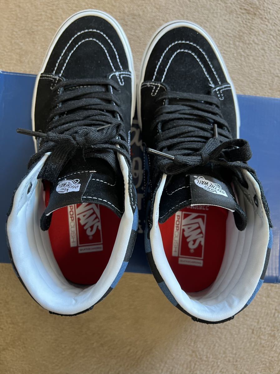 ★【新品同様】28.5㎝ US10.5 VANS バンズ SKATE SK8-HI スケート スケート ハイ supreme wtap シュプリーム_画像3