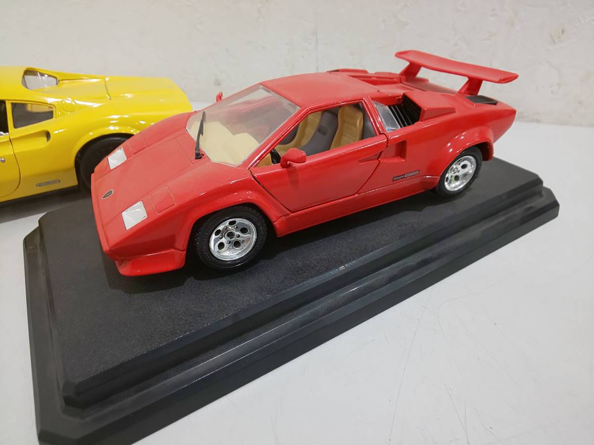 55558BH★burago LAMBORGHINI COUNTACH 5000 1988/Ferrari 246GT 2点セット_画像2