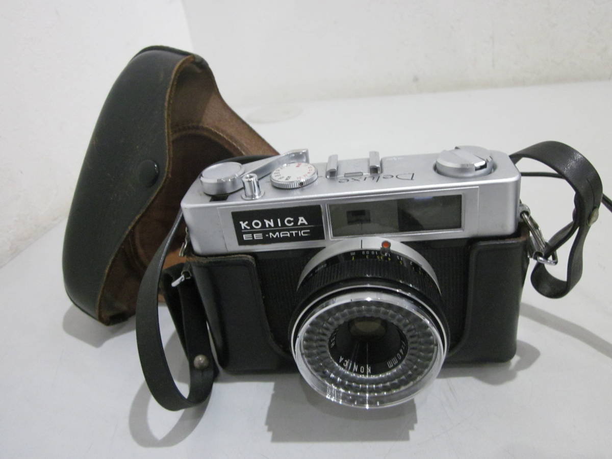 ■【55681】中古激安★KONICA EE-MATIC deluxe HEXANON 1：2.8 f=40mm 外装良品■の画像2