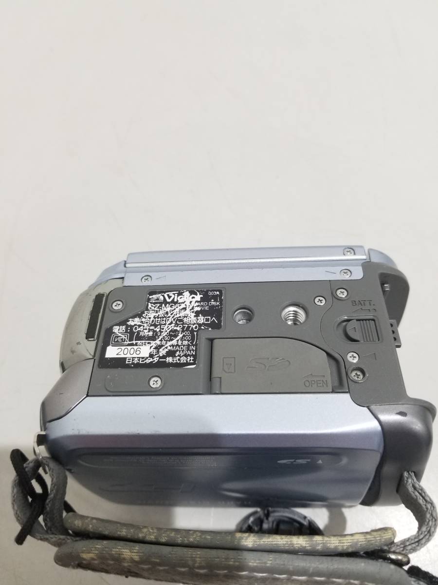 ■【55789】中古激安★Victor　Everio　HDD　デジタルビデオカメラ　GZ-MG67-A　200万画素　現状ジャンク品■_画像5