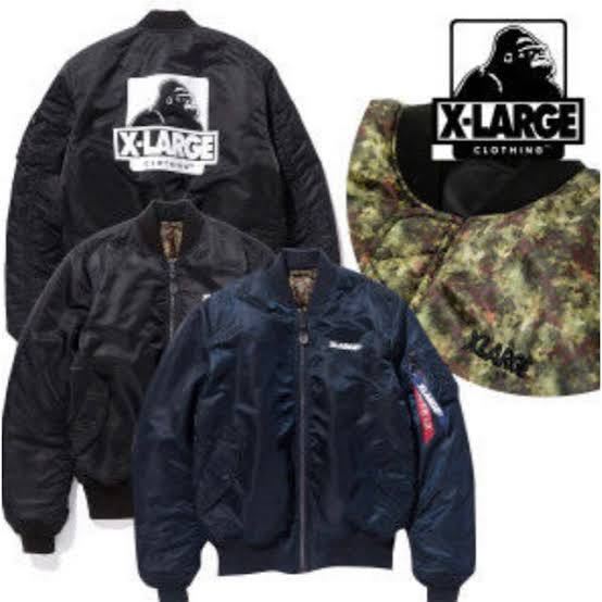 X-LARGE×ALPHA MA-1 BOMBER JACKET エクストララージ×アルファ　MA-1 ジャケット　ブルゾン _画像1