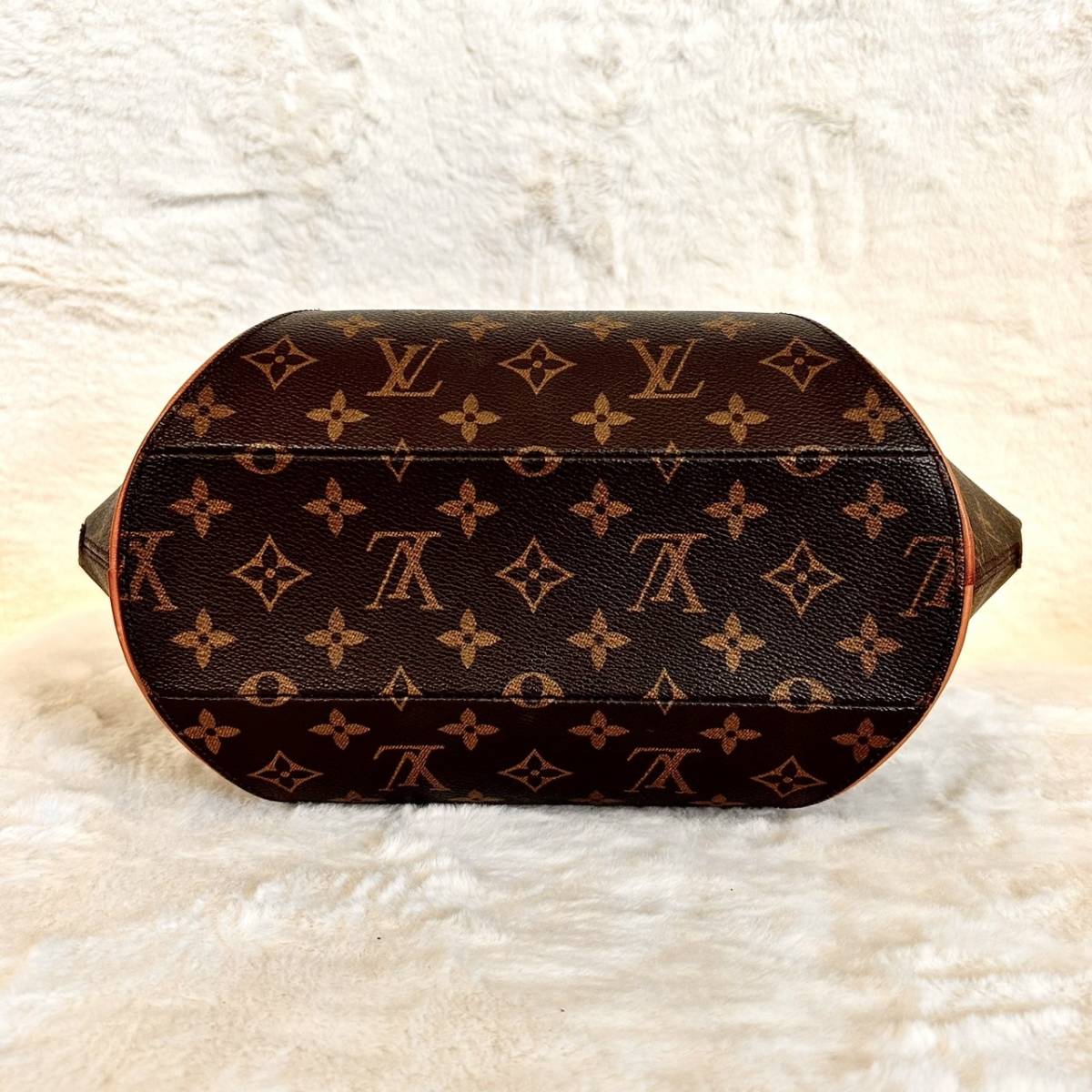 △美品 LOUIS VUITTON ルイヴィトン エリプスPM MI0040 モノグラム ハンドバッグ ゴールド金具 手提げ ブラウン/管理012901B13-01260001_画像5