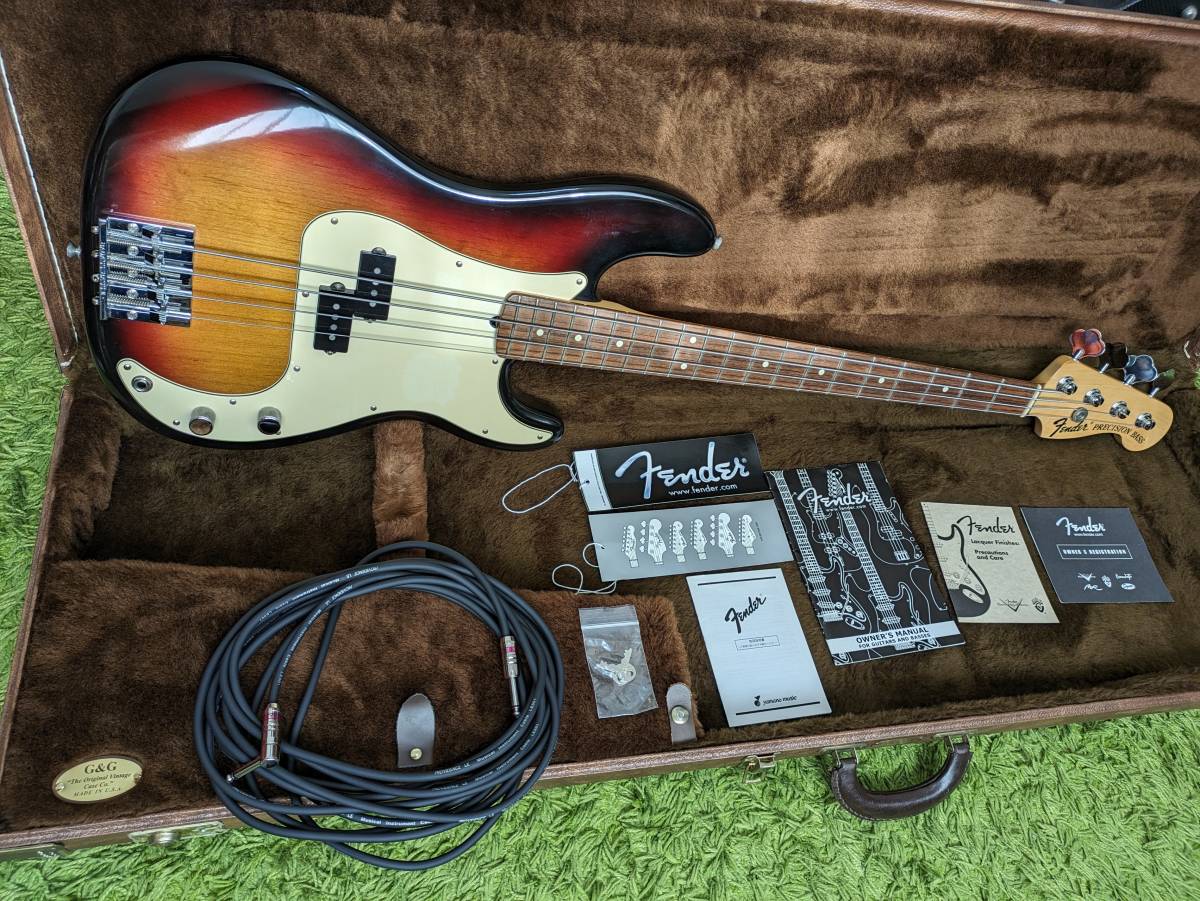 fender USA made in USA precision bass フェンダーusa プレシジョンベース アメリカ製 highway1ハイウェイワン ラッカー塗装 badassバダス_画像1