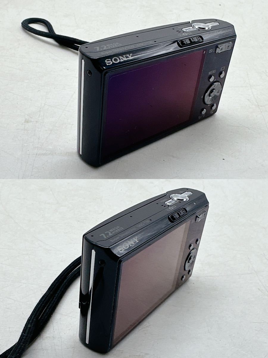 SONY デジカメ サイバーショット Super Steady Shot DSC-T30 カメラケース付き 7.2MEGA PIXELS ブラック 中古カメラ ソニー_画像4