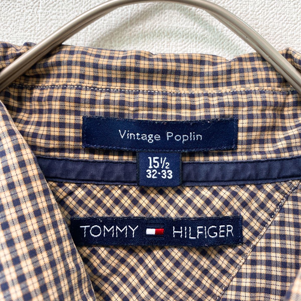 トミーヒルフィガー　長袖シャツ　ボタンダウン　チェック　刺繍ロゴ　男女兼用　ユニセックス　Tommy hilfiger BDシャツ_画像5