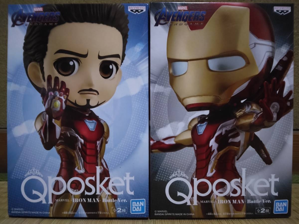 Qposket MARVEL IRON MAN Battle Ver. アイアンマン フィギュア アイアンマン Qposket アイアンマン 2種_画像1