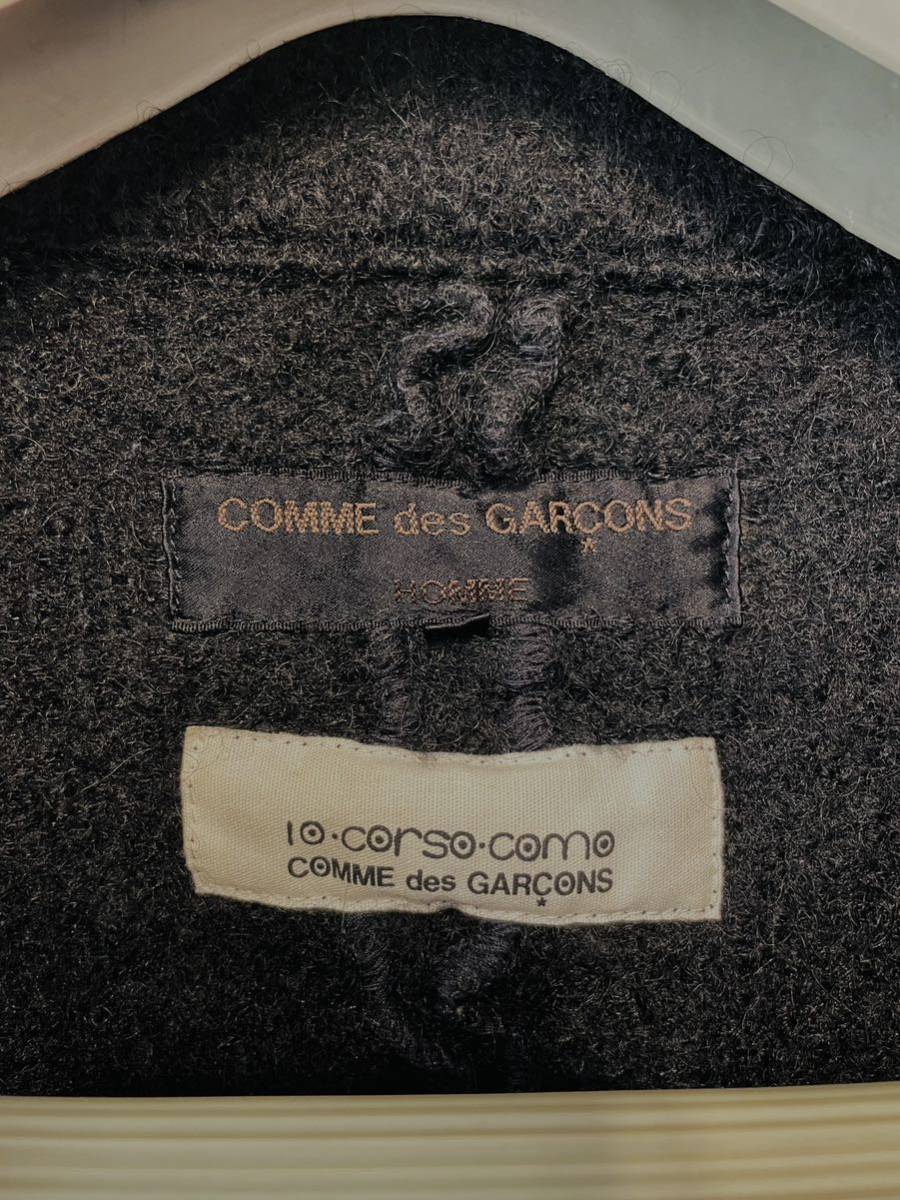 10CORSOCOMO x Comme des Garcons HOMME 縮絨ジャケット オープン記念限定品 AD2002 size S / コムデギャルソン オム プリュス_画像4