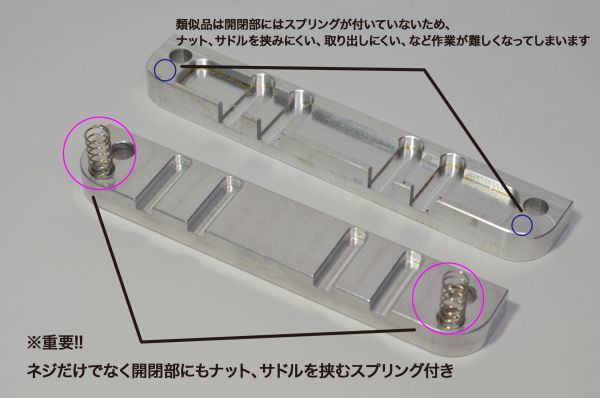 【ギターTool】 ナット サドル 切削治具 自分で簡単にサドル作れます！！ ナットファイル ヤスリ サドルサンダー Nut and Saddle Sander_画像8