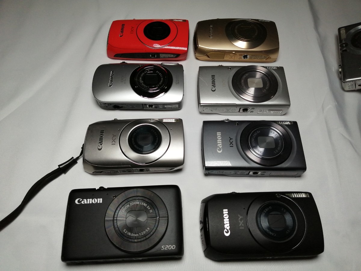 25台 Canon デジカメ IXY DIGITAL PowerShot パワーショット デジタルカメラ ジャンク 動作未確認 まとめ売り S200 30S 31S キヤノン_画像2