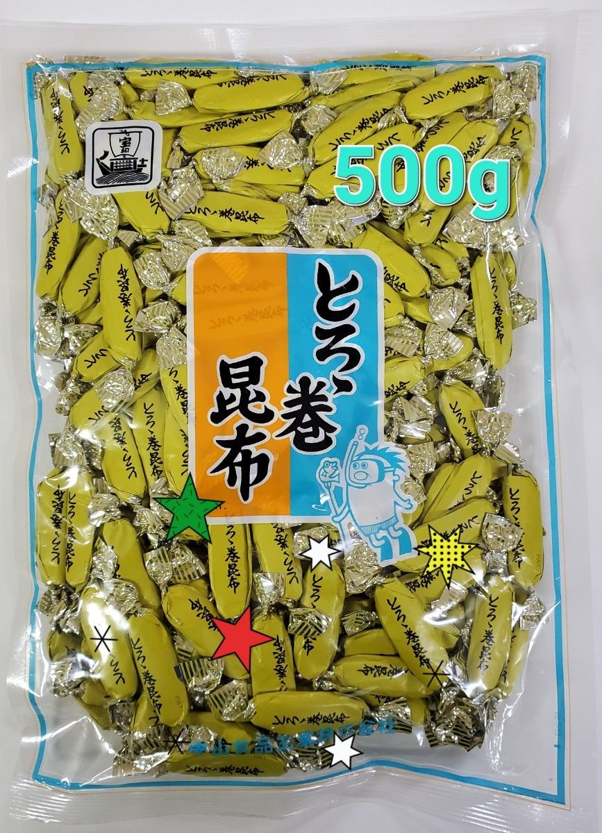 500g とろろ巻昆布 中山食品工業 磯の木昆布の姉妹品 とろろ巻き昆布