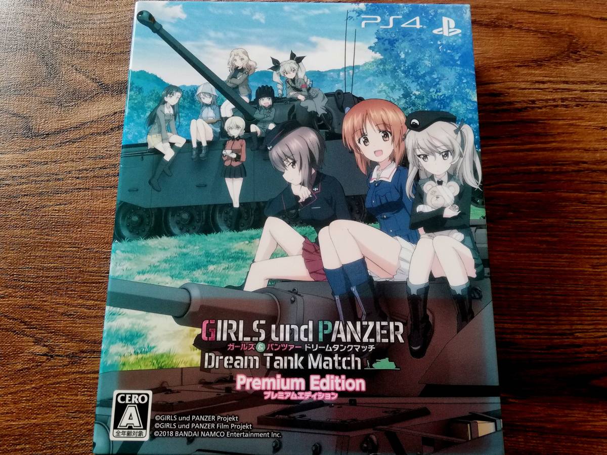 【即決&動作確認済】 ガールズ&パンツァー ドリームタンクマッチ 初回限定生産版 / スペシャルコンテンツBlu-rayディスク etc / PS4ソフト