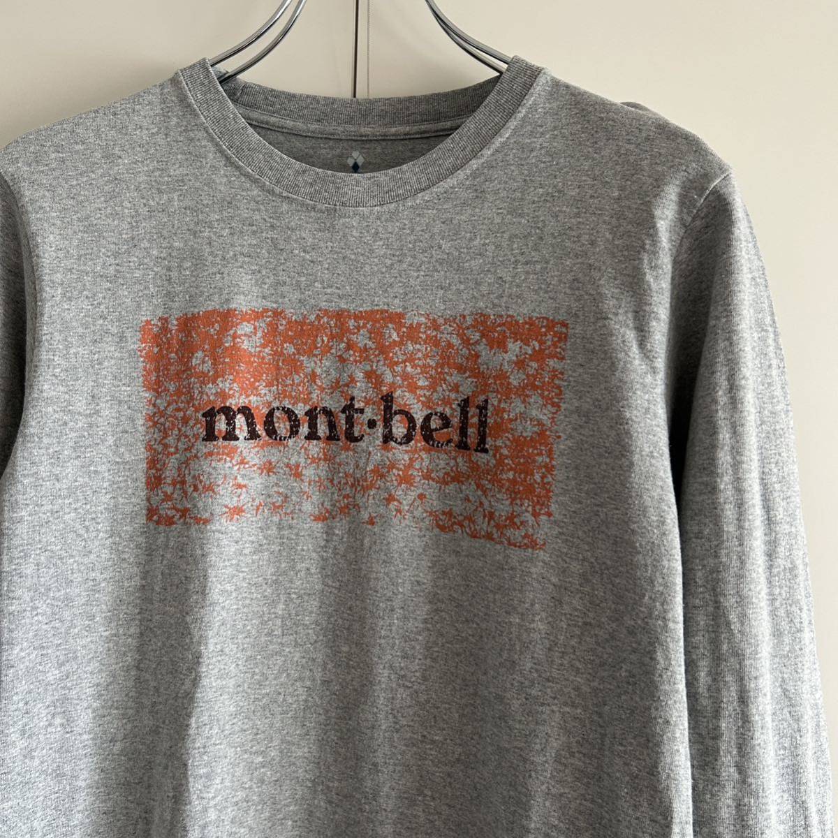 mont-bell モンベル ロングスリーブTシャツ XS アウトドア グレーの画像1