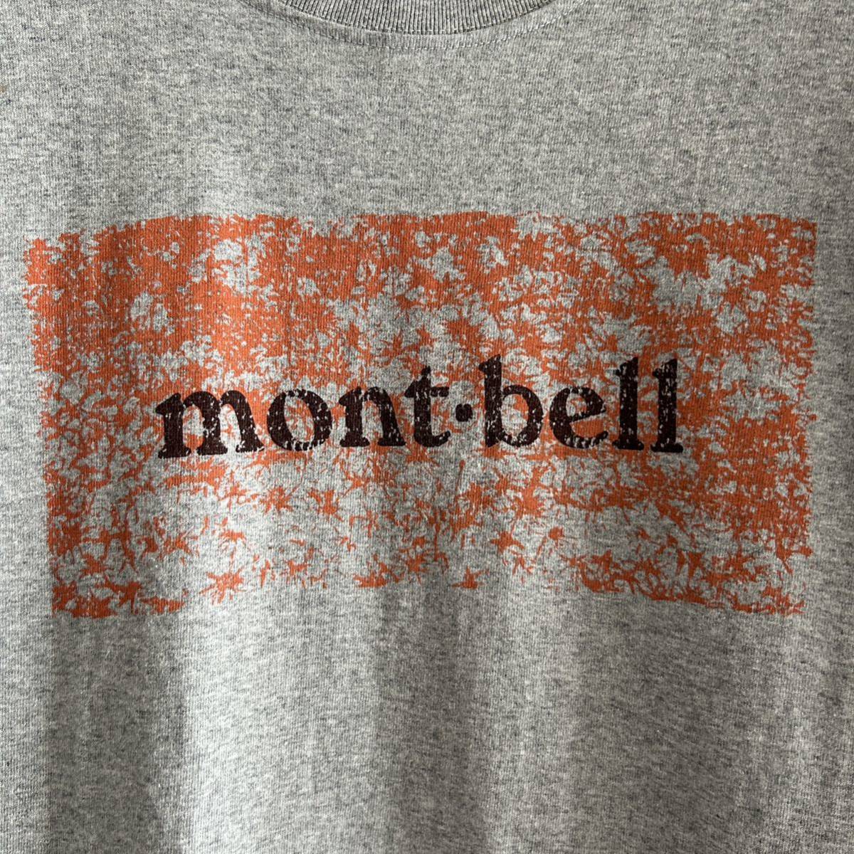 mont-bell モンベル ロングスリーブTシャツ XS アウトドア グレーの画像3