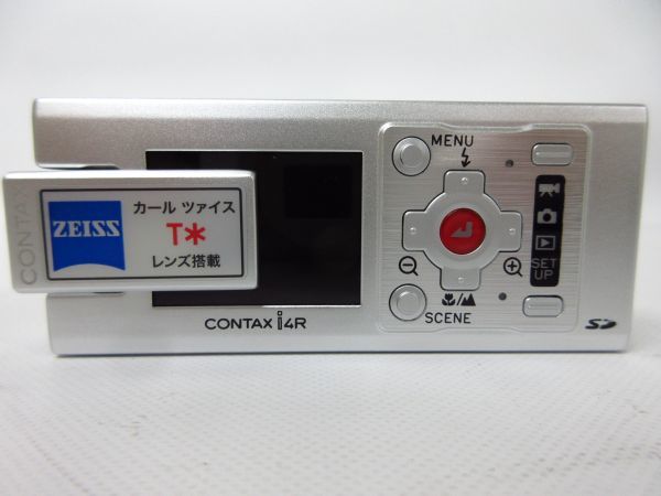 コンタックス i4R シルバー DX011710/京セラ CONTAX デジタルカメラ 軽量 コンパクト□60/G607CS_画像2