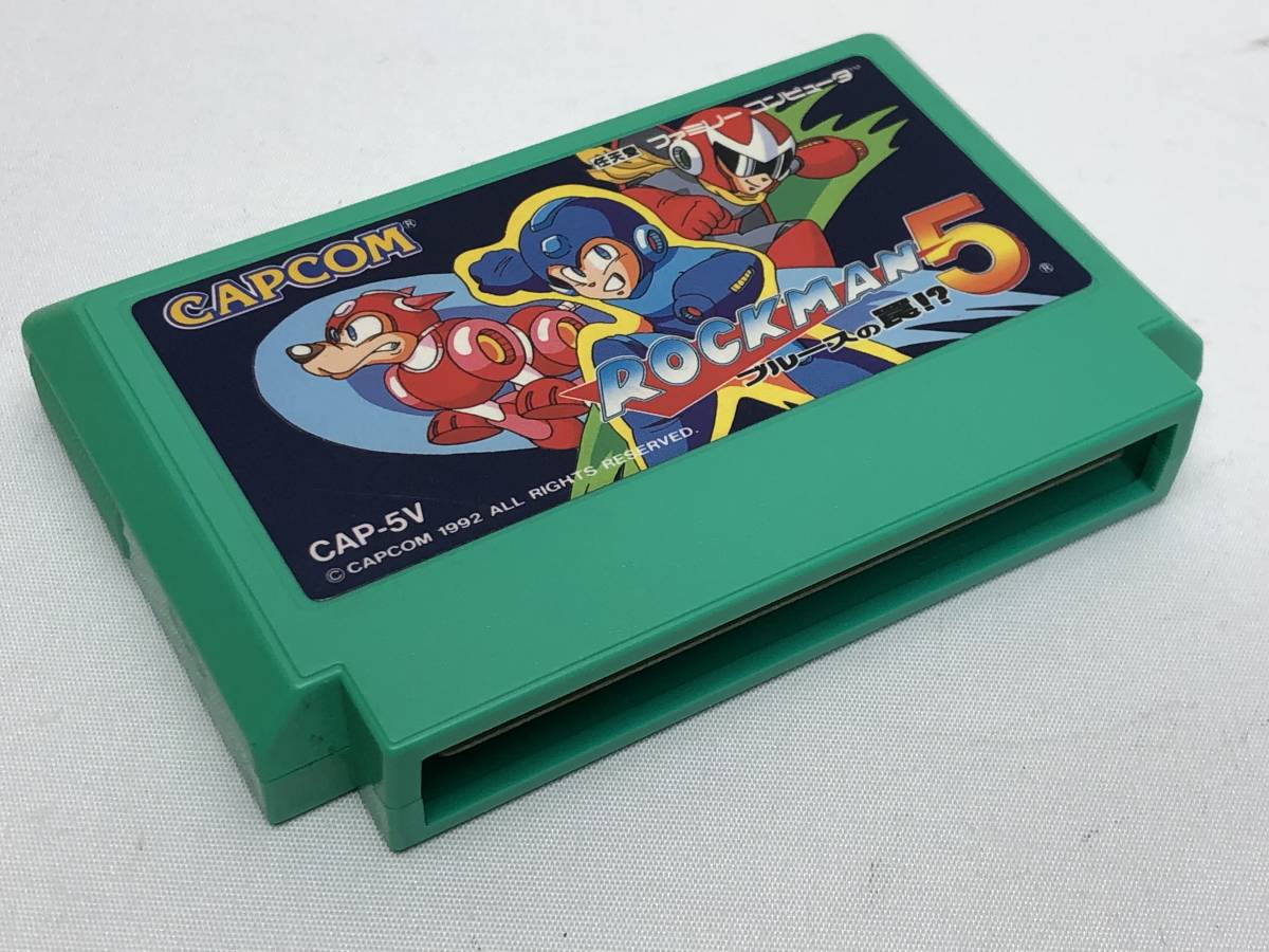 ロックマン5 ブルースの罠 ファミコン 箱・説明書付　CAPCOM　CAP-5V_画像4