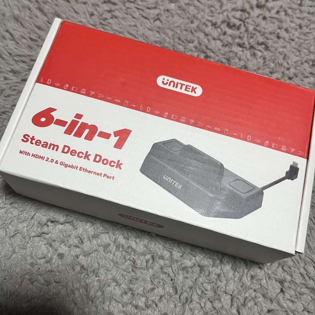 Steam Deck用ドック 充電　スチームデック　テレビ出力　４K　簡単