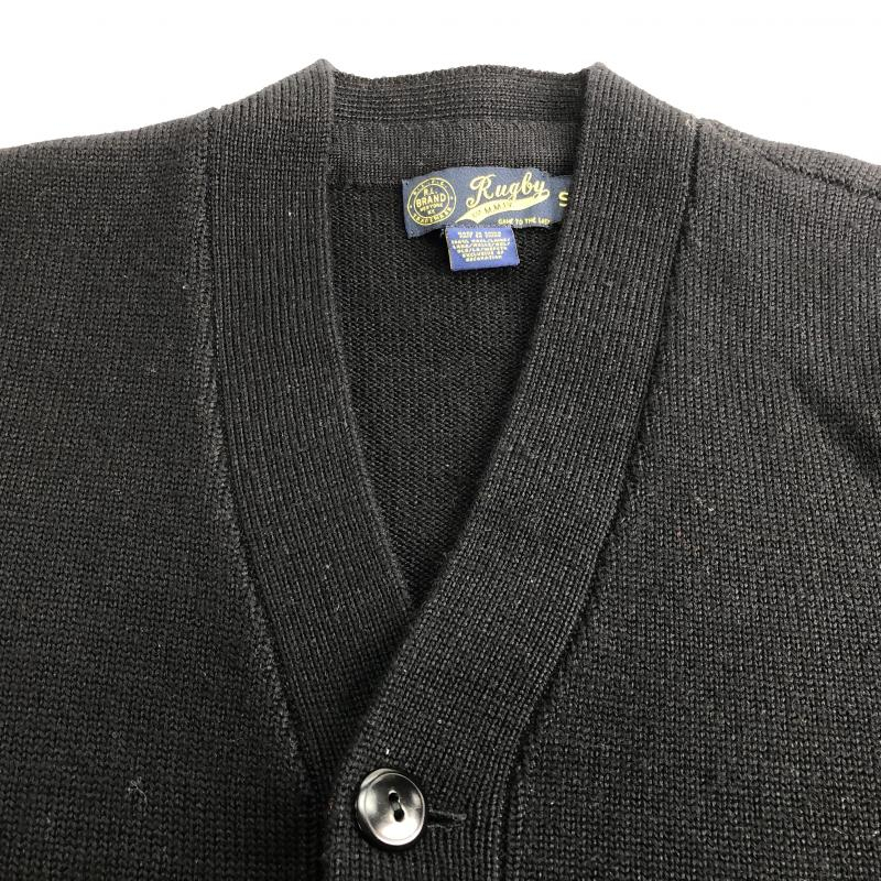 【中古】Rugby Ralph Lauren 00s カーディガン S ブラック ラグビーラルフローレン[240010415756]_画像6