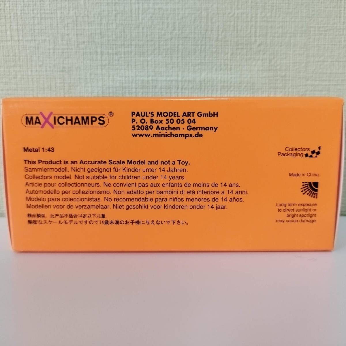 kydat 1/43 MAXICHAMPS マキシチャンプス/ミニチャンプス Dodge Viper Roadster 1993 ダッジバイパー ロードスター Yellow [940 144031]_画像3