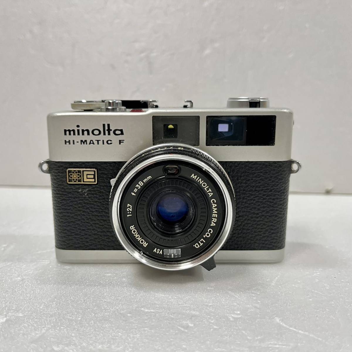 minolta HI-MATIC F レンジファインダー 38mm F2.7 コンパクトカメラ　ジャンク_画像1