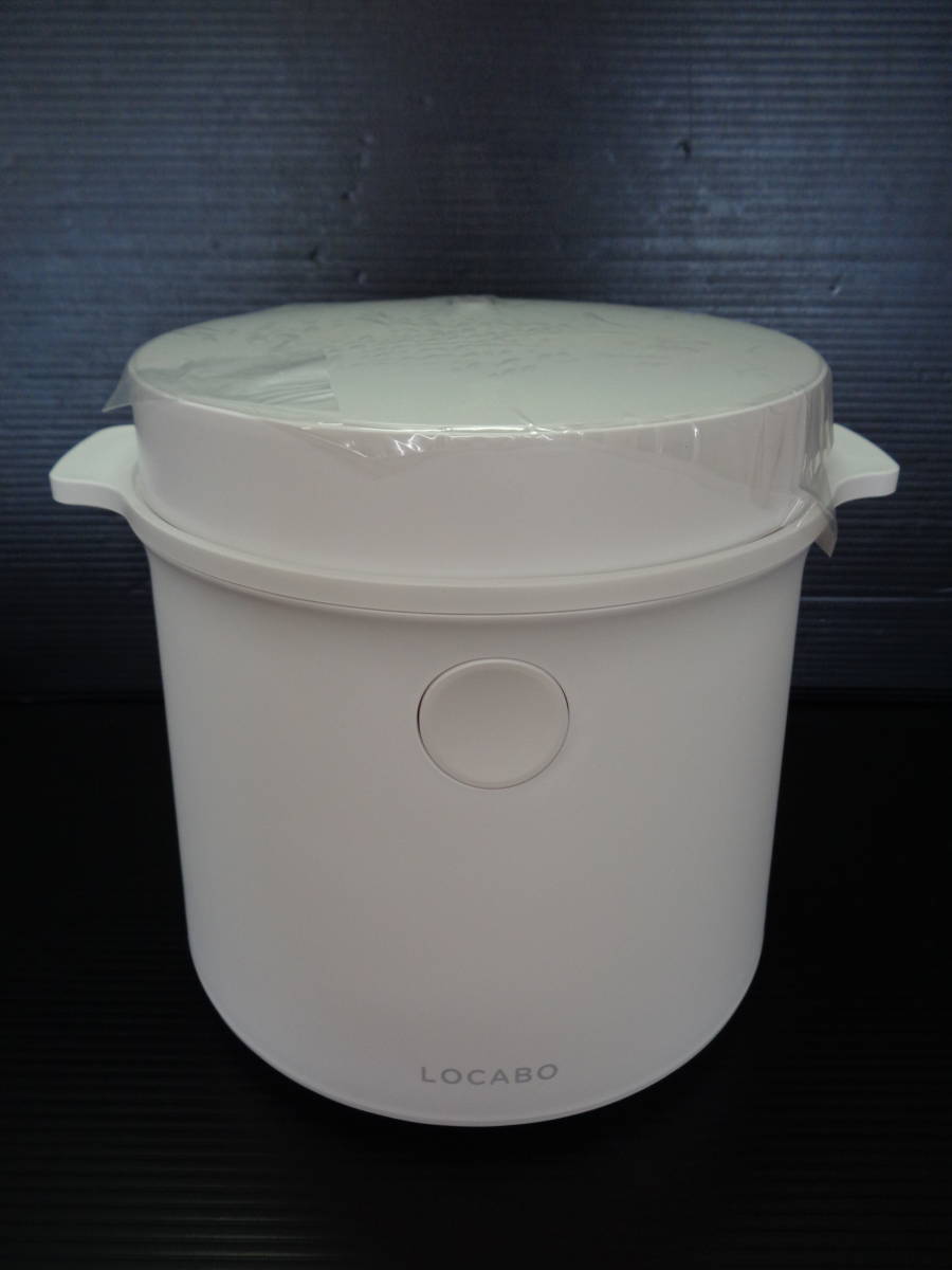 ★【未使用品】LOCABO　ロカボ　糖質カット炊飯器　JM-C20E-W　2021年製　0.9L　ホワイト　キッチン家電★_画像2